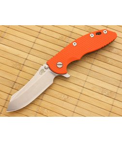 Hinderer Knives XM-18 3.5" Orange Skinner Flipper