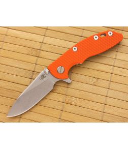 Hinderer Knives XM-18 3" Orange Slicer Flipper