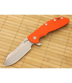 Hinderer Knives XM-24 Skinner Flipper Orange G10 