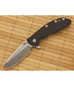 Hinderer Knives XM-24 Spanto Flipper Black G10