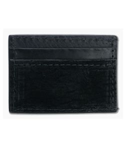 Yoder Leather Company Black Hippo Clip Wallet