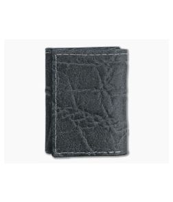 Yoder Leather Company Gray Elephant Trifold Wallet