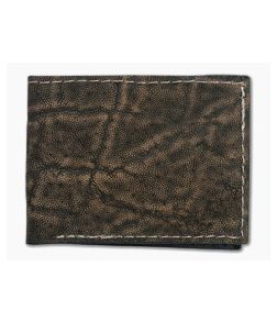 Yoder Leather Company Treebark Elephant Regular ID Window Bifold Wallet