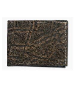 Yoder Leather Company Treebark Elephant Regular ID Window Bifold Wallet