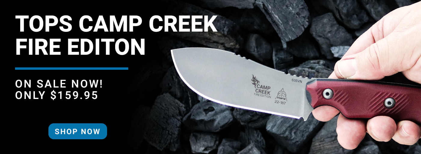 TOPS Camp Creek Knife Fire Edition