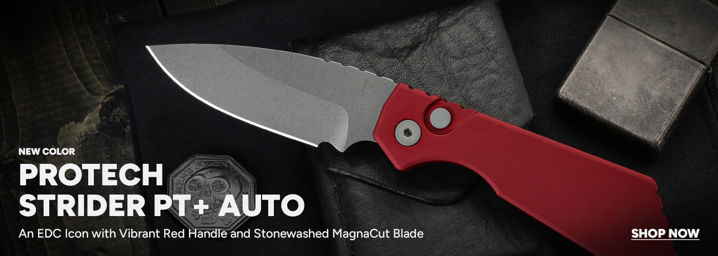 Protech PT Red Anodized