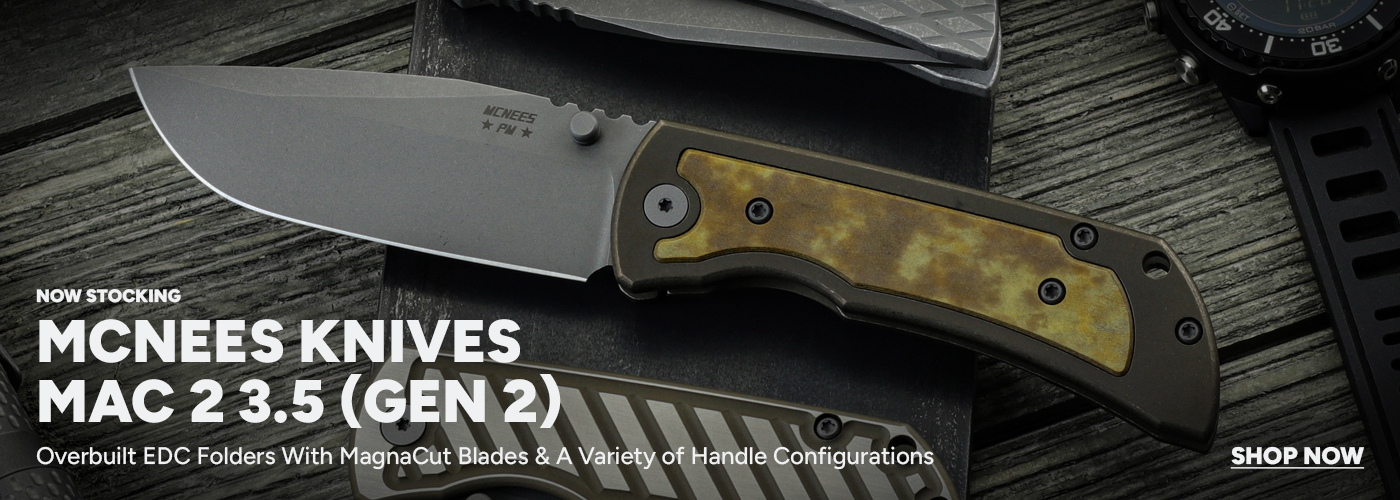 Now Stocking McNees Knives Mac 2 Manual