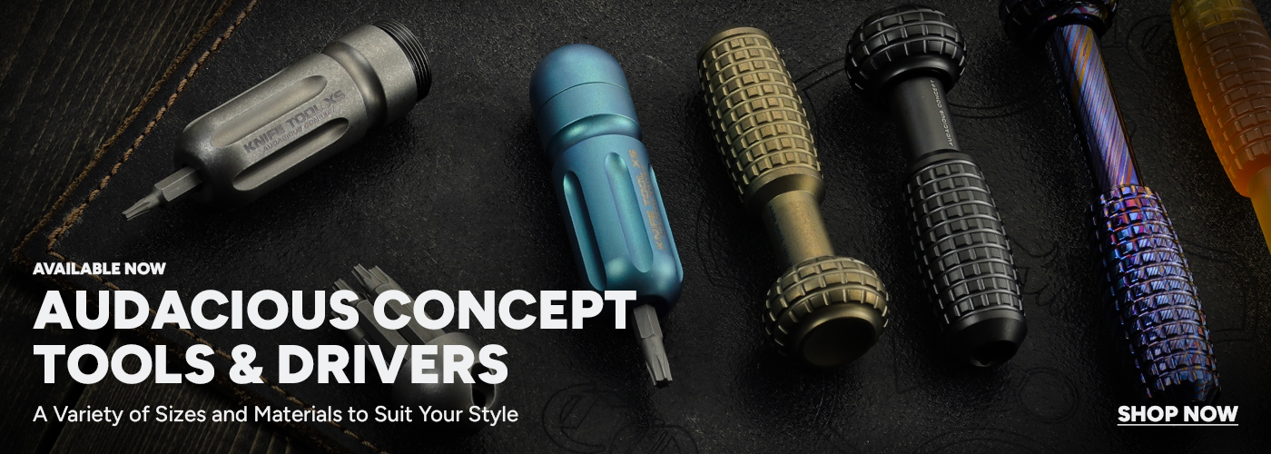 Audacious Concept Knife Tools and Drivers