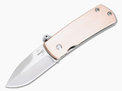 Boker Plus x D Rocket Design Shamsher Satin D2 Raw Copper