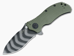 コタロー様 Zero Tolerance 0301 Green Strider/Onion Titanium Frame Lock Flipper