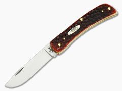 Case Sod Buster Junior Chestnut Bone Jigged 07014 Knife For Sale