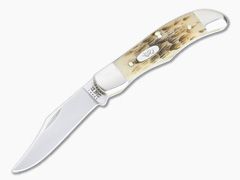 Case Pocket Hunter 10727 Peach Seed Jig Amber Bone Slip