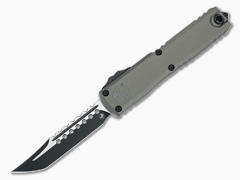 Microtech Ultratech ZBP Hellhound - Natural Clear Handle - 1119-1NCS