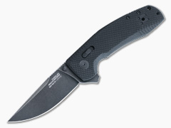 SOG TAC XR Black G10 XR Lock Stonewash D2 Flipper 12-38-07-41