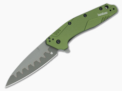 Kershaw Dividend - Green Aluminum - Composite Blade - 1812OLCB