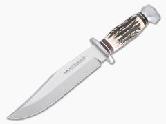 Linder Knives Solingen Original Bowie Stag Handle Fixed