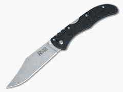 Cold Steel Range Boss - Black Handle - Stonewash Clip Point 20KR5