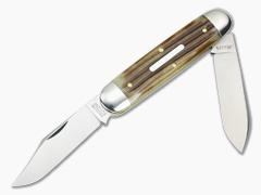 Tidioute #35 Churchill Moose - Cowhide Jigged Bone