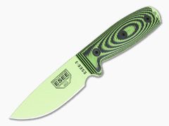ESEE 3 3PMVG-007 Venom Green Blade 3D Neon Green/Black G10