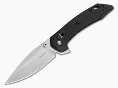 KERSHAWフィギュア Kershaw Bonneville Flipper - 14C28N Stonewash - Black Handle 6000