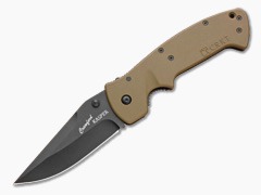 CRKT Crawford Kasper Black Plain Folder OD Green Zytel Handle 6773KOD