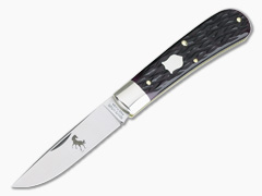 Tidioute #74 Mustang Black Plum Jigged Bone Slip Joint Folding