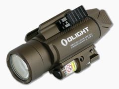Olight Baldr Pro Desert Tan 1350 Lumen LED with Green Laser
