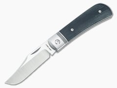 Jack Wolf Benny's Clip Blue Linen Micarta Steel Series