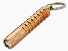 Prometheus Lights Beta QRv2 Solid Copper AAA LED Flashlight For Sale
