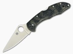 Spyderco Delica 4 C11ZFPGR Zome Green FRN Flat Ground VG10 Back