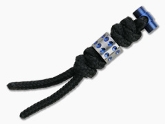 Chris Reeve Black with Blue Dot Bead Large Sebenza/Umnumzaan
