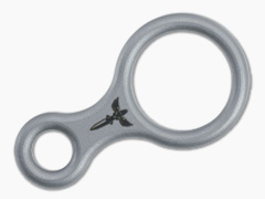 Audacious Concept Mini Figure Eight - Titanium - Satin