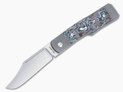 Jack Wolf Knives Gunslinger Jack Nebula FatCarbon Front Flipper