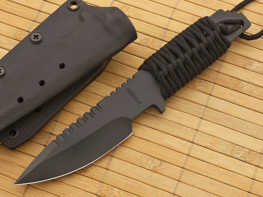 Strider Knives Fixed: HT-S Spearpoint - Striped Monkey Edge FRAG 