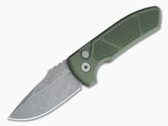 カット無し切手シート　コートジボワール　切手　cbj_s155_er Protech Knives SBR Acid Washed Blade Knurled Green Aluminum Handle