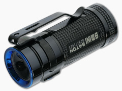 Olight S Mini Baton CU Black Onyx LED Flashlight 550 Lumens